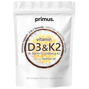 Vitamin D3 & K2 (6 Month Supply)