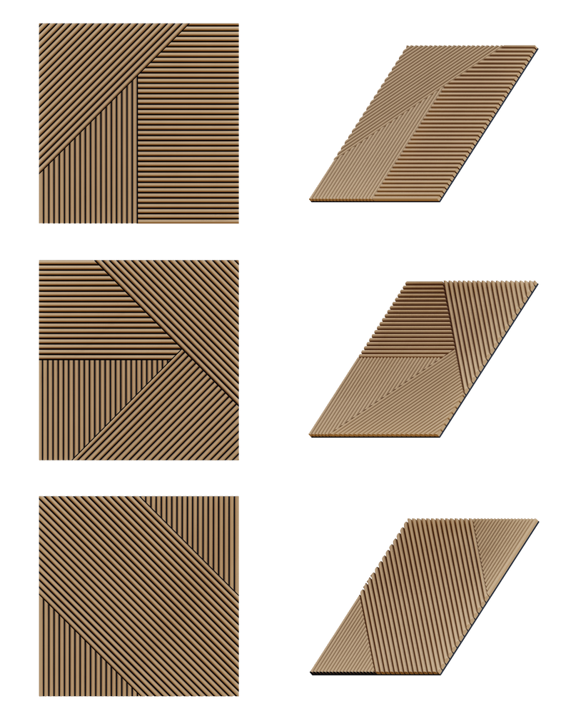 VW Solid Wood Puzzle Panel